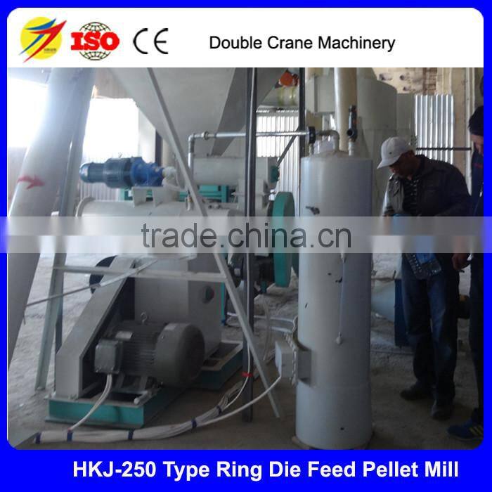 Professional chicken pellet feed making production line , Output 1-1.5t/h