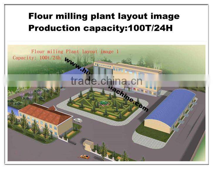 6FTP-100 type wheat flour milling machine
