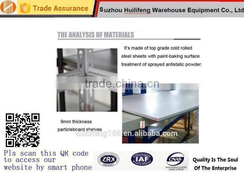 Z-Beam Commercial Boltless Steel Shelving With Particle Board / 5 Shelves