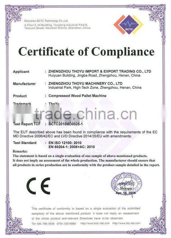 2015 CE Certificate Thoyu Brand Salable Wood Pallet Machine updated Pallet Machine(SMS:0086-15903675071)
