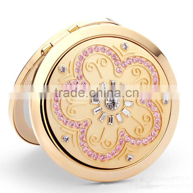 Fashion folding Makeup portable Valentines Gift Mirror