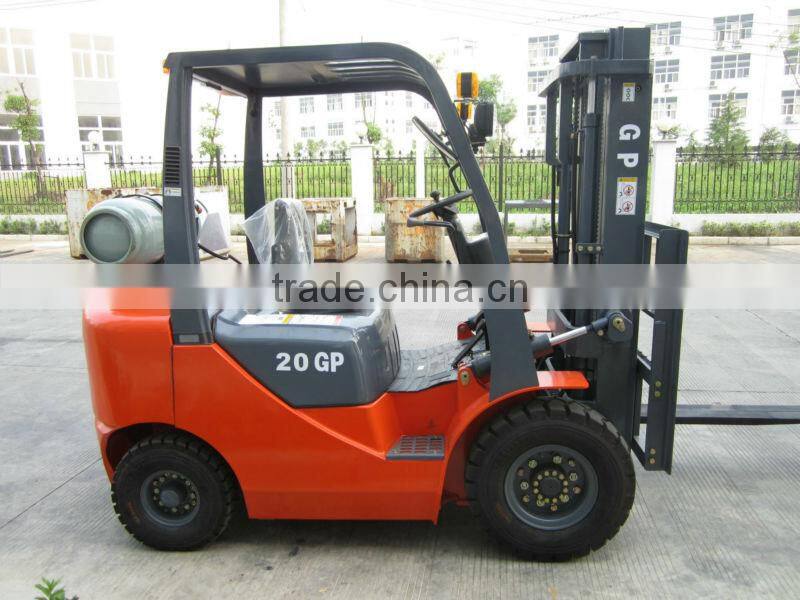 2 ton LPG/Gasoline dual fuel Forklift Truck