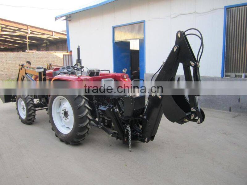 New Condition and CE Certificate 45hp 4WD tractor direct manufacturer front end loader backhoe for hot salle