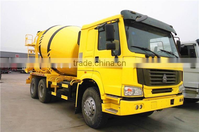 HOWO 6x4 concrete mixer truck in africa with a low price