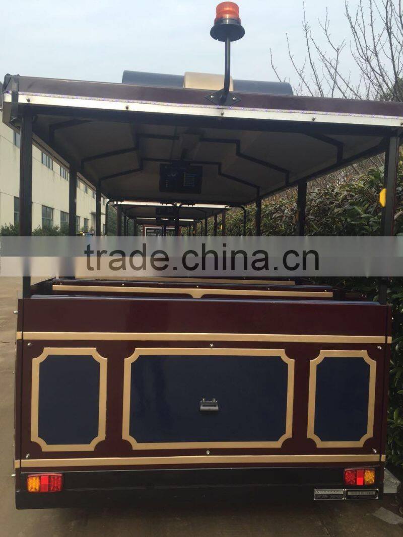 Diesel Power Trackless Tourist Fun Train, Amusement park train,Kids ride train