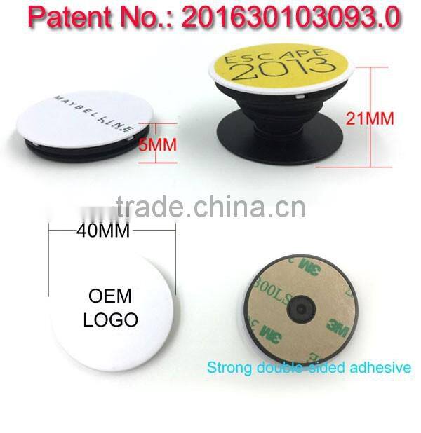 Custom printed oem phone stand retractable cell phone holder