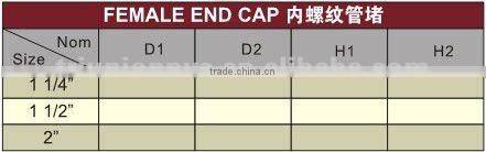 PPR Pipes Fitting For Water Feeding PPR Female End Cap