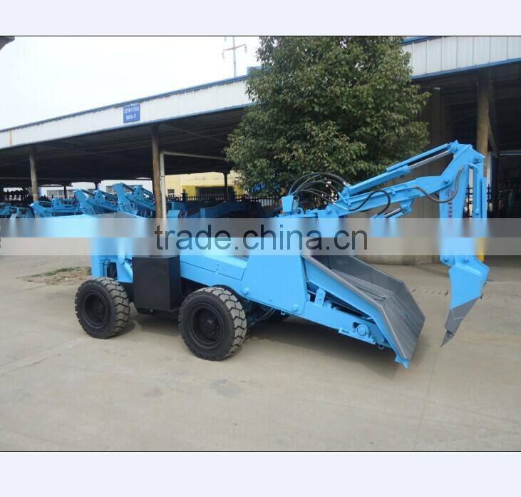 Hot sale Hydraulic wheel grilled slag machine