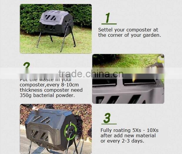 160L Compost Tumbling