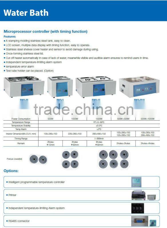 BWS-5 High quality water Bath-Water bath-Microprocessor control (with timing function)