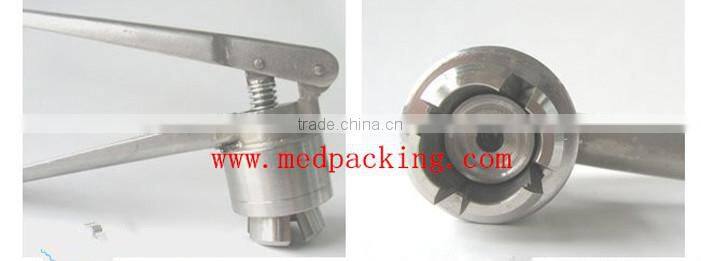 Manual crimping crimper Machine capping tool for flip off cap and tear off cap