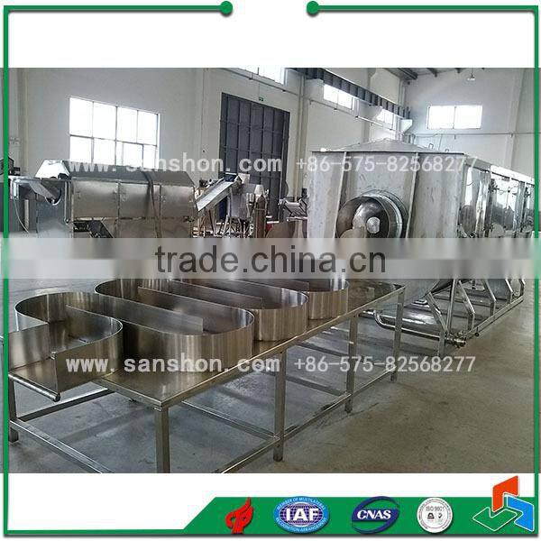China Blancher Machine For Sterilization And Color Protection