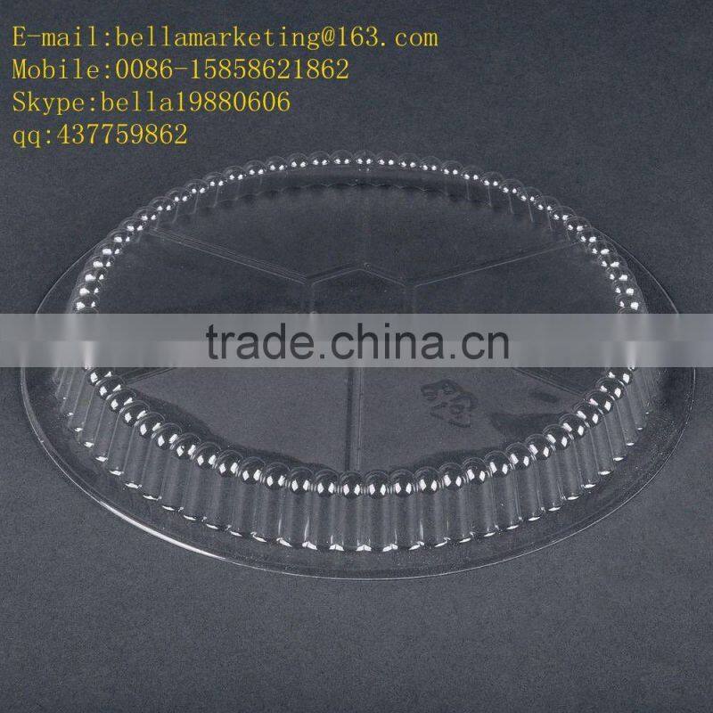 8" Plastic Dome Lid for Foil Take Out Pan/Bowl/Tray