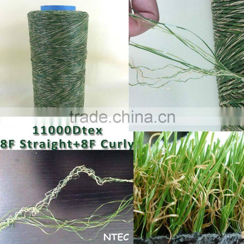 8000dtex fibrillated type PE PP commercial artificial grass yarn