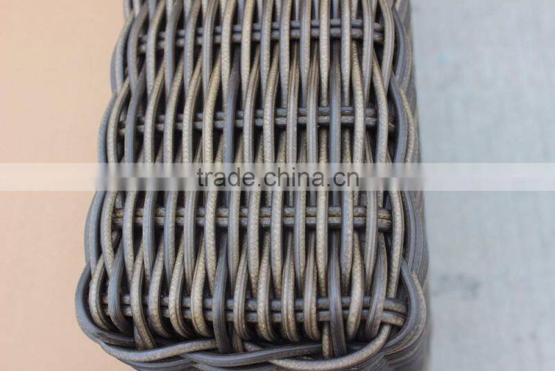 Synthetic hollow wicker sofa