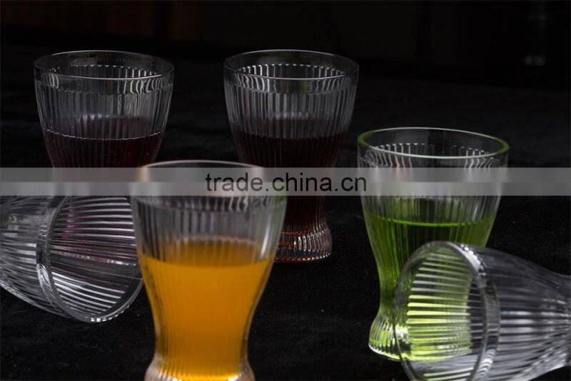 2017new arrival clear glass ware cheap glass juice cup