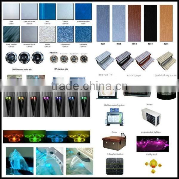 2016 Best Selling S502 with 3 seats Spa China factory direct hot tubs