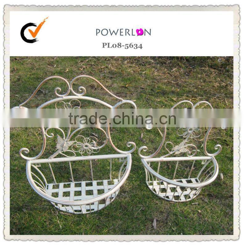 Metal vertical wall garden planter wall hanging planters