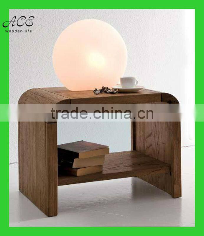 solid wood bedside table/ wooden bedside table
