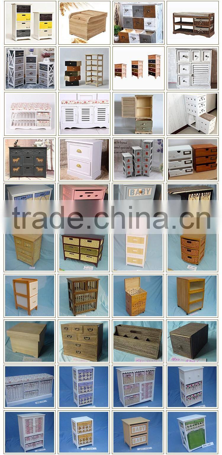 Wooden Cabinet Furniture With 3 Drawers