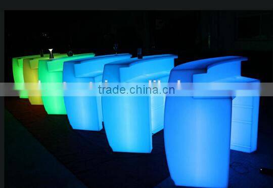 Illuminatedled bar furniture -set/ Led Bar Counter with multicolor