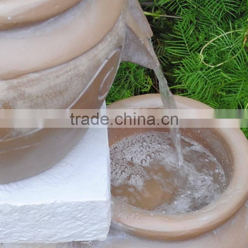 Wholesale Polyresin Jars Outdoor Water Fountain