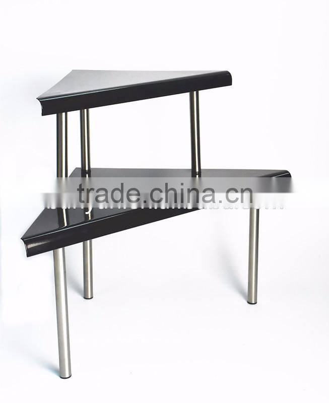 China Factory Kitchen and Home Stainless Steel Corner Storage Shelf