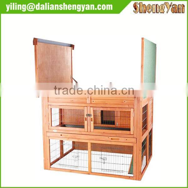 Folding wooden rabbit cage manufactures