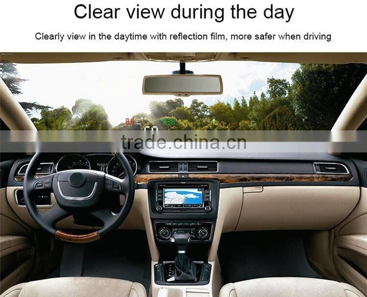 New Wholesale OBD HD Colorful Big Screen Display Universal Head Up Display For Car Cheap Price