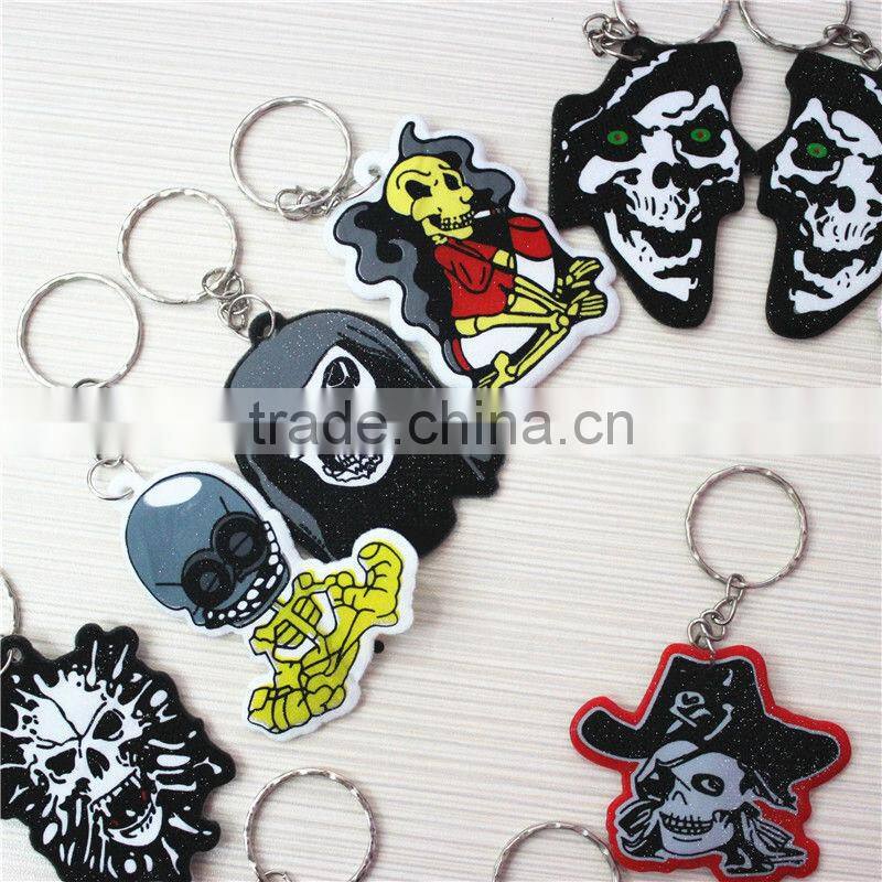 Custom Palm Shaped PVC With Sponge Keychain