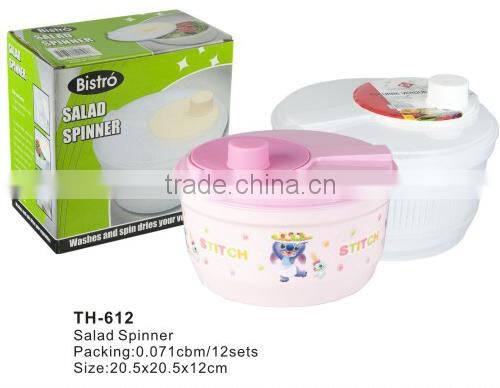 high qualityplastic salad spinner FDA LFGB food grade TH-614