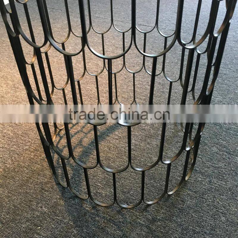 Metal iron black leg high grade quality end table
