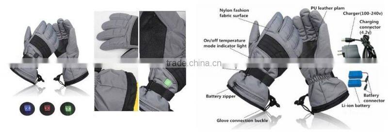 top Battery Powered 3.7 V electrical heated Glove