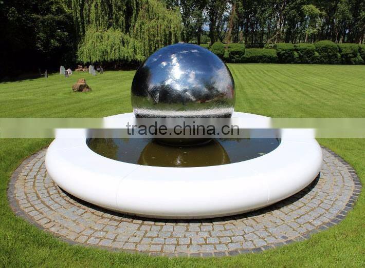 modern outdoor garden decoration stainless steel metal water fountains sculpture