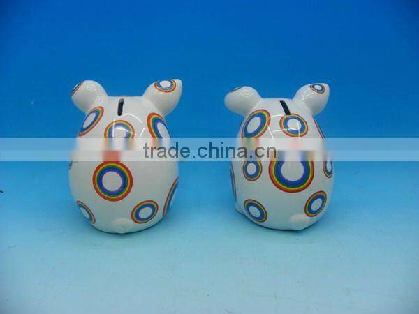 New arrival Min ceramic coin bank