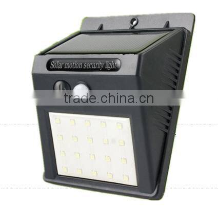 Wall Light, Bright Solar Power Outdoor LED Light No Tools Required Peel and Stick Motion Activated