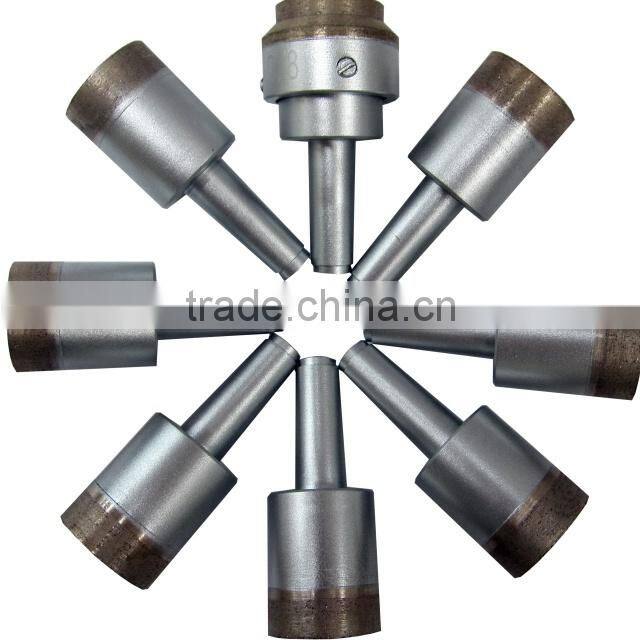 diamond core drill bits for glass hollow diamond core bits
