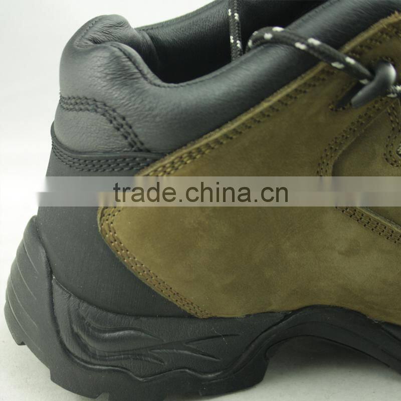 NMSAFETY Nubuck leather boots/Work boots/rubber shoe sole