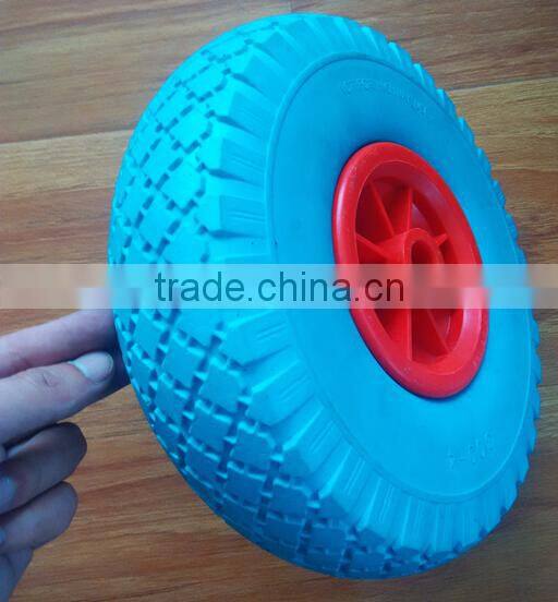 PU foam wheel 3.00-4 with plastic rim