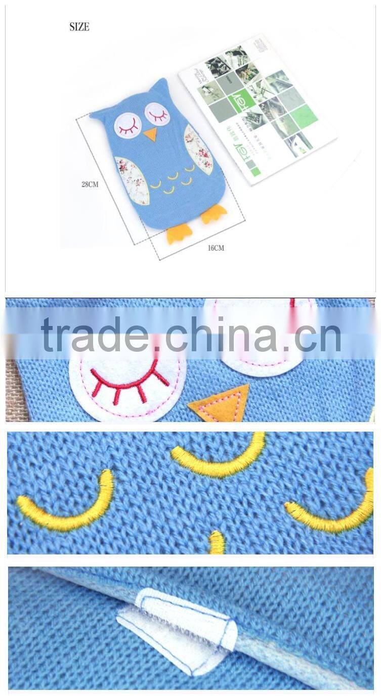 2016 New Style Owl Design Hot Water Bag Cover