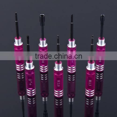 Screw Driver Set 7PCS Hex Key Set RC Helicopter Plane Car Screw Driver Tool Kit