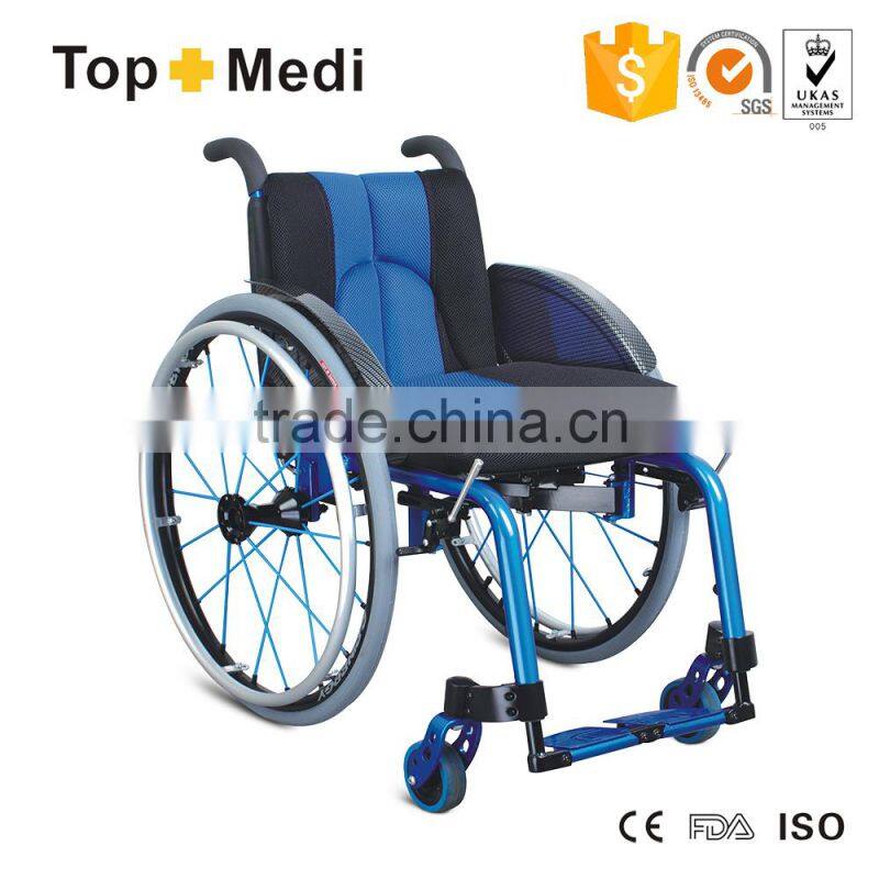 Topmedi manual aluminum sports wheelchair