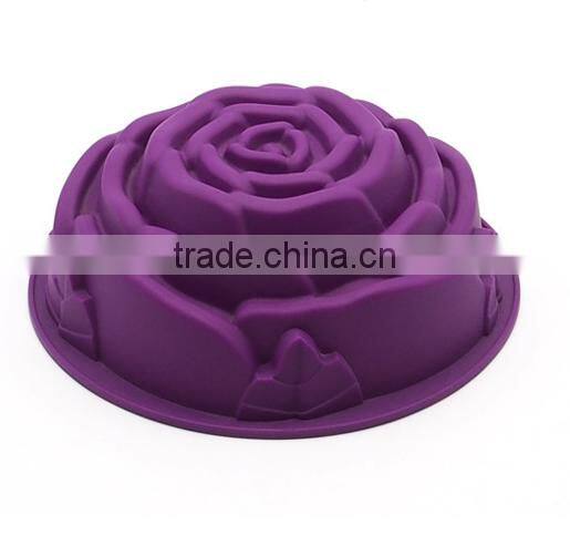 10133ose Shape Silicone cake Mold