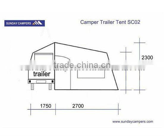 Motorcycle camping trailers off road camper trailer for sale