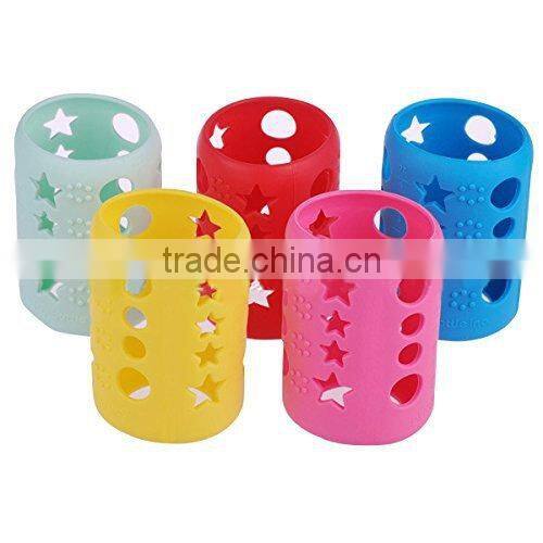 Various Size Glass Baby Water Bottle With Silicone Sleeve