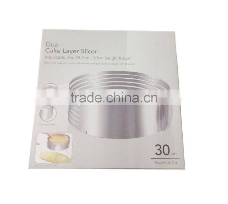 Stretch Cirecle cake layer slicer mold