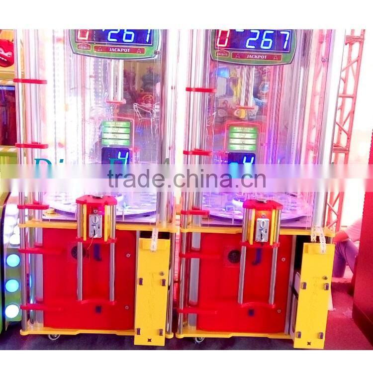 happy Jump ball vending machine Magic Ticket Monster Drop redemption ticket coin operated game machine
