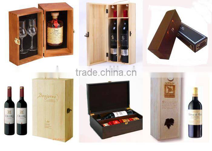 White Cardboard Wine Packaging Box for bottles