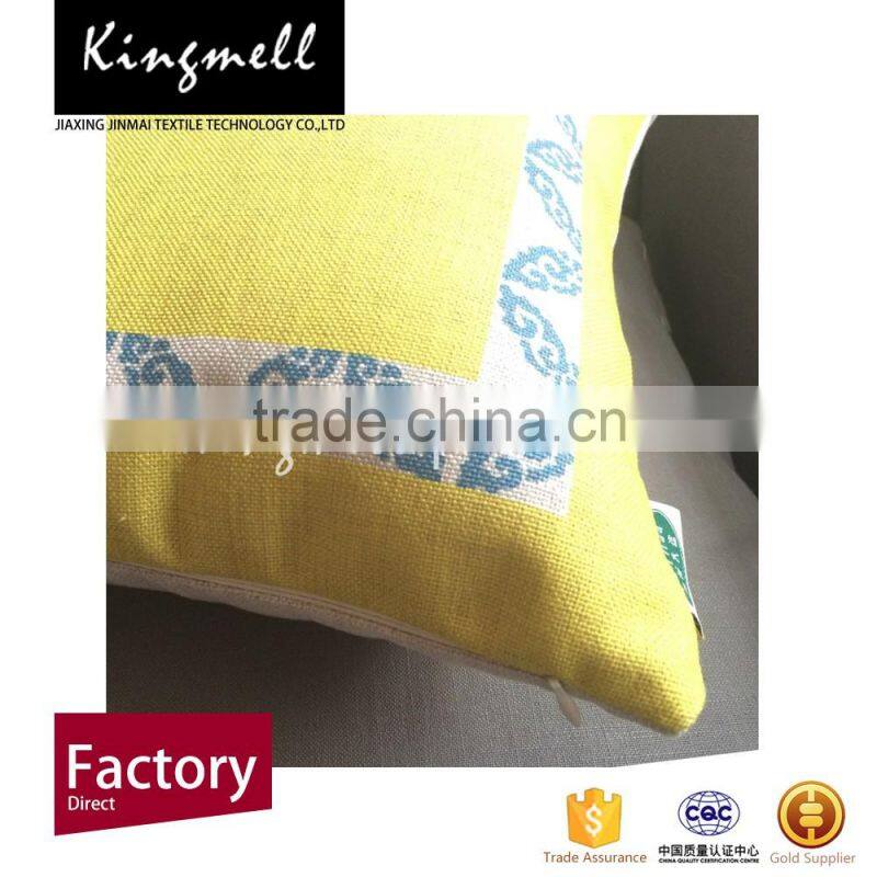 China Supplier Linen Cotton Home Decor Cushion Pillow Covers