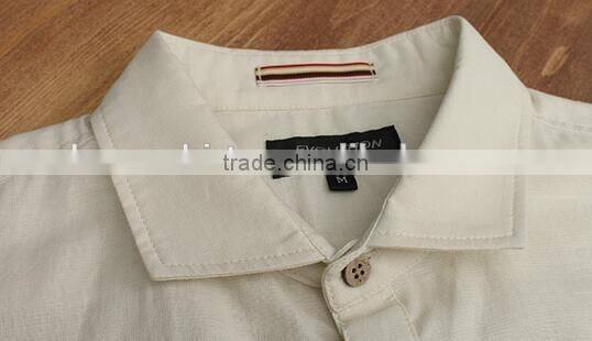 2016 men's long sleeve dress shirt , linen shirts